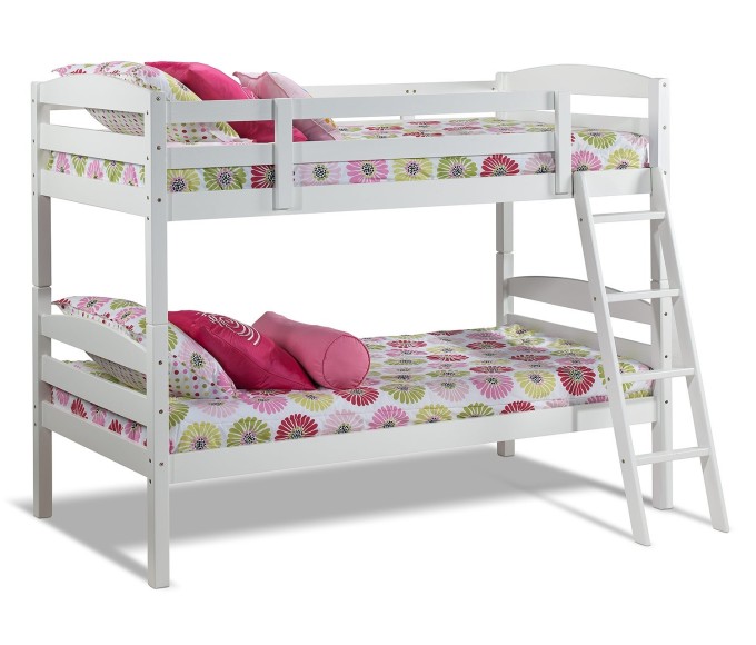 Jefferson Single/Single Bunkbed White